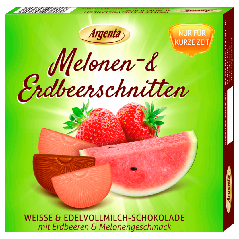 Argenta Melonen- und Erdbeerschnitten 85g